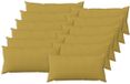 vidaXL Kussensloop Lichtgroen Katoensatijn 40 x 80 cm (12 stuks)