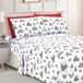 Elegant Comfort Luxe zachte lakens vakantiepatroon 1500 draaddichtheid Egyptische kwaliteit microvezel-zachtheid kreuk- en vervagingsbestendig (6-delig) beddengoedset, Cal King, bungalow