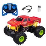 Nikko RC 1:14 BIGFOOT Truck Snake Bite Remote Control Car, 30cm, 2.4GHz Remote Control, 40m Range, 6 Years, Red, 10802, USB Rechargeable