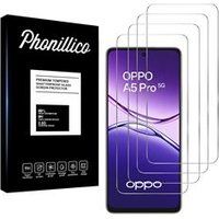 Phonillico® Gehard glas voor Oppo A5 Pro 5G [4-pack]