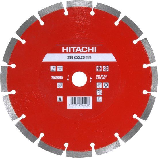 HiKOKI Diamant zaagblad 300x22,2x10mm type baksteen laser