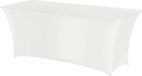 HENDI Rechthoekige tafelhoes – Easy-Jersey stof – Strijkvrij – 1830x760x730 mm – Wit