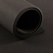 Rubbermagazijn Rubber mat supergrip | Rubber loper | 2 x 1,8 meter | Dikte: 3mm