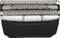 vhbw 1x dubbel scheerblad, compatibel met Braun 8585, 8377 (type 5751), 8581, 8583, 8588, 8374, 590CC, 8385, 590-4 elektrisch scheerapparaat + frame, zwart