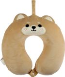 Puckator Relaxeazzz Hond Pluche Memory Foam Reiskussen - Hond - Beige