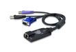 ATEN KA7177-AX - Câble clavier-vidéo-souris (kvm) - Noir, bleu, violet