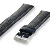 Morellato PMU061PLUS20 Basic Collectie Horlogeband - Blauw Leer - 20mm