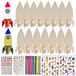 Coffret de bricolage fusées en bois - 246 pièces - Pour enfants - Strass