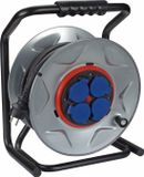 Perel Professionele kabelhaspel, 25 m, 4 stopcontacten, IP44