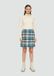 s.Oliver Geruite rok in bouclé-look azuurblauw