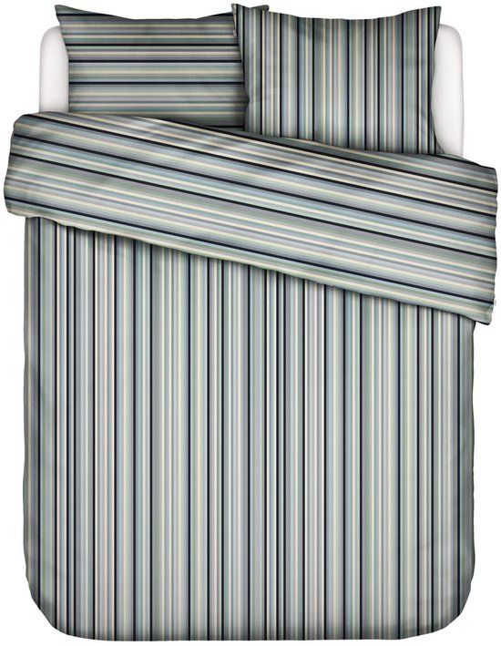 Essenza Donna Dekbedovertrek Global grey - Tweepersoons – 200x200/220 cm