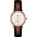 Tissot Carson T1222073603100 Horloge - Leer - Bruin - Ø 30 mm