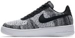 Nike Air Force 1 Flyknit 2.0 'Black Pure Platinum' - Größe 40.5
