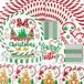 Non-branded Festive Christmas Tableware - Paper Plates, Cups and Napkins - For 20 Guests