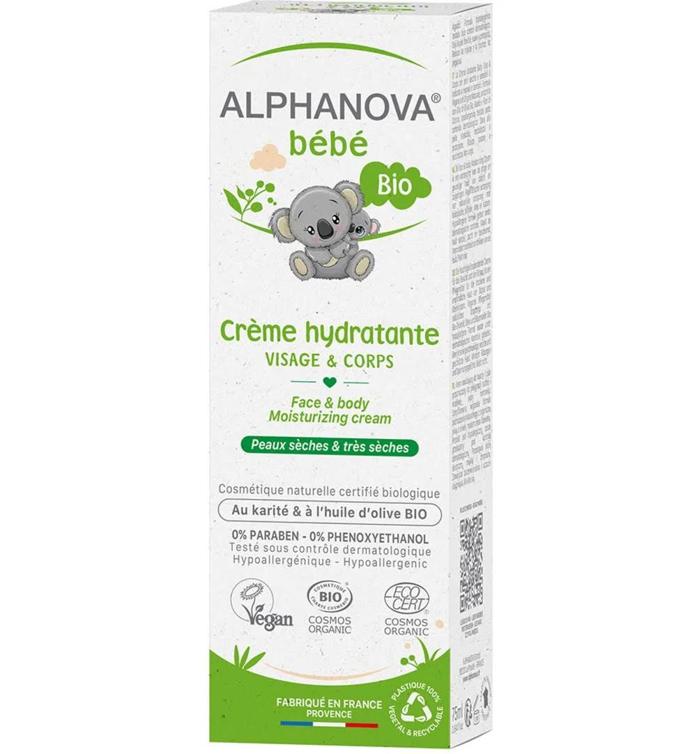 Alphanova Baby Moisturizing Cream for Face and Body 75ml