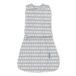 Ingenuity SwaddleMe Arms Free Convertible Baby Swaddle, maat 3-6 maanden, 6,4-8,2 kg, armen ingebakerd in of uit, 1,0 TOG - gestippelde lijnen