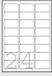 Avery White Address Labels - Inkjet - 63.5x33.9mm - 10 Sheets