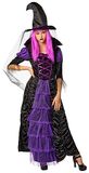 Rubies Boze heksenkostuum voor dames, jurk en hoed, officiële Rubies voor Halloween, carnaval, feestjes en verkleedpartijen