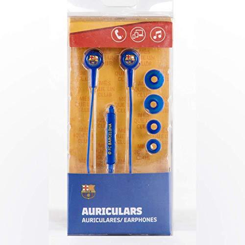 FC Barcelona FC BARCELONA oortelefoon kabel knop blauw wapen