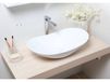Vasque à poser Infinitio 61,5 x 36 x 15,5 cm sans trop-plein, blanc (SATINF61536)