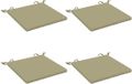 vidaXL - Zitkussens - SOEST - Lichtgroen - 4 stuks