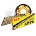 Kettingset DID Kettingset Stealth 525VX3 / 112 klinkslot goud voor Triumph Speedmaster America 865 cc Bj. 2005-2015