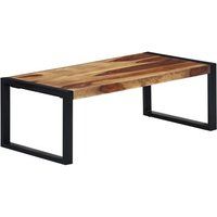 vidaXL Salontafel 110x60x40 cm massief sheeshamhout