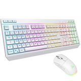 The G-Lab Combo Tungsten EX - Pack toetsenbord en muis, draadloos, RGB, AZERTY FR