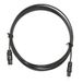Tec-Digi Digitale optische audiokabel Toslink-kabel - 1M [24K verguld, ultra-duurzaam] glasvezel mannelijk naar mannelijk snoer voor thuisbioscoop, geluidsbar, tv, PS4, Xbox, Playstation en meer - zwart