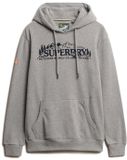 Superdry Sweat à capuche Relaxed Hoodie Heren Ash Grey Marl XL