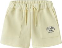 NAME IT NKFFABIA SWEAT SHORTS BRU Meisjes 164 Katoen/Polyester Lichtgeel