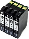 inktdag Epson inktdag inktcartridges voor Epson 29XL BK multipack van 4 stuks I multipack Zwart (4X T2991) geschikt voor printers Epson Expression Home XP-245 , XP-247 , XP-255 , XP-257, XP-332, XP-335, XP-342, XP-345, XP-352, XP-355