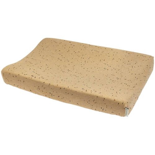 Meyco Rib Mini Spot aankleedkussenhoes toffee melange