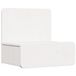 vidaXL Nachtkastje met lade Wit 44 x 32,5 x 40 cm Massief grenenhout
