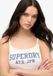 Superdry Athletic Essentials débardeur ajour avec imprimé Femme Gilet