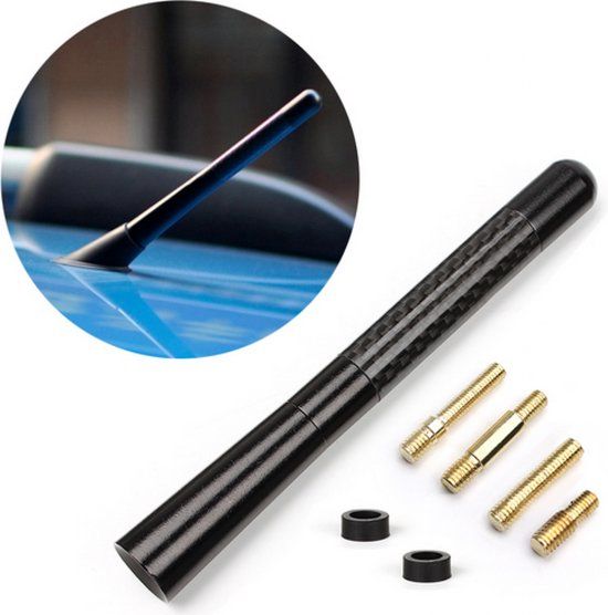 HaverCo Korte antenne voor auto - Carbon motief - HaverCo