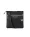 Armani Exchange Las Vegas Sac à bandoulière zippé pour homme avec logo en métal Noir/noir