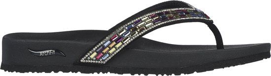 Skechers Arch Fit Meditation -Glam Gal - Dames Slippers - Zwart