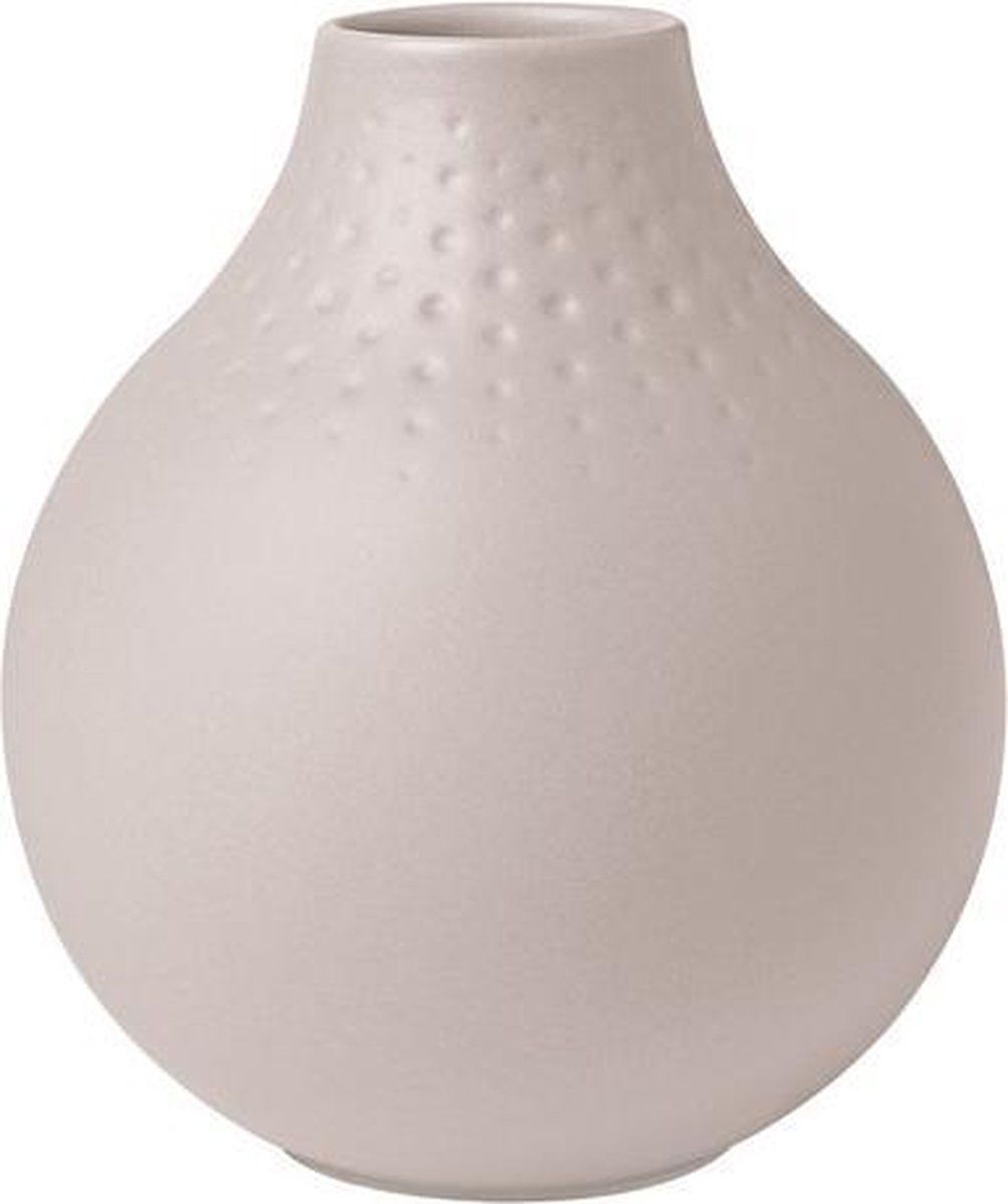 Villeroy & Boch Vaas Perle klein Manufacture Collier beige - Zand