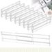 Merkloos Verstelbare Ladeverdelers 8 Stuks – Kunststof Ladeorganizer voor Keuken, Badkamer en Kantoor – Lengte 27,5-52 cm – Transparant