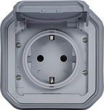 Legrand Plexo 069833L Spatwaterdicht Schakelmateriaal Grijs
