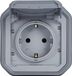 Legrand Plexo 069833L Spatwaterdicht Schakelmateriaal Grijs