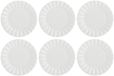 Porcellana Ducale Set of 6 Salad Plates - White 20 cm