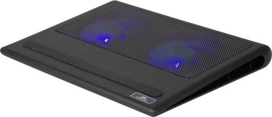 Rivacase 5557 notebook cooling pad 43,9 cm (17.3'') 1100 RPM Zwart