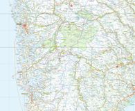 Norvège Marco Polo Wegenkaart Noorwegen: Wegenkaart Schaal 1 : 900.000