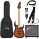 Fazley Modern Series F7S Sunburst pack guitare électrique débutant