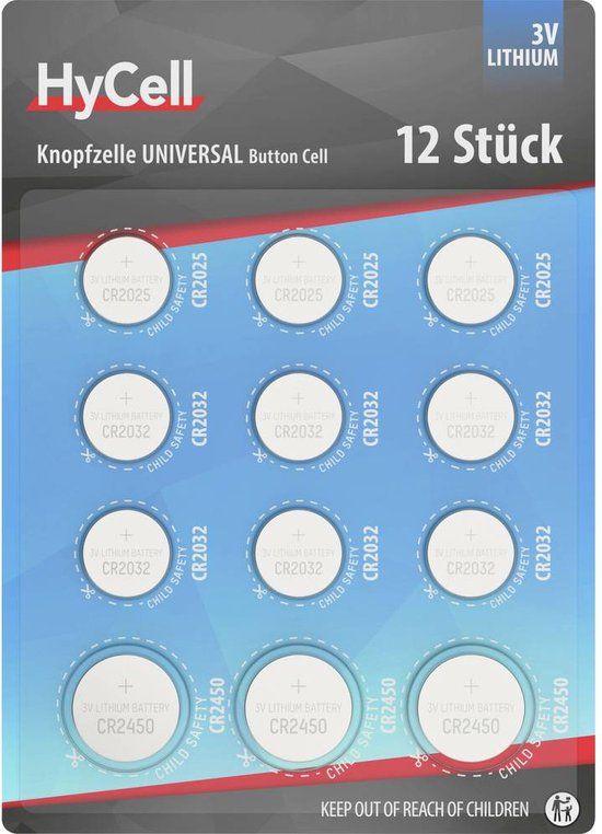 HyCell Knoopcelset 1 stuk(s) Incl. box