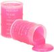 Johntoy 2x Potjes speelgoed/hobby slijm roze in olievat 5,5 x 8 cm 150 ml inhoud
