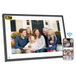 Digitale fotolijst, wifi, 10,1 inch, multifunctionele smart fotolijst, touchscreen, HD 1280 x 800 IPS, met app, 32 GB geheugen, digitale kalender, wit