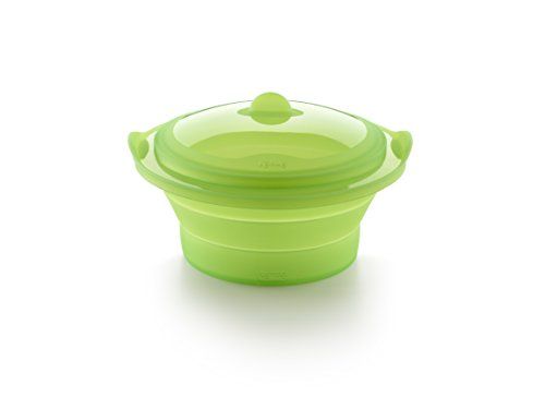 Lékué Vaporera verde opvouwbare stoomkookpan 24 cm - groen